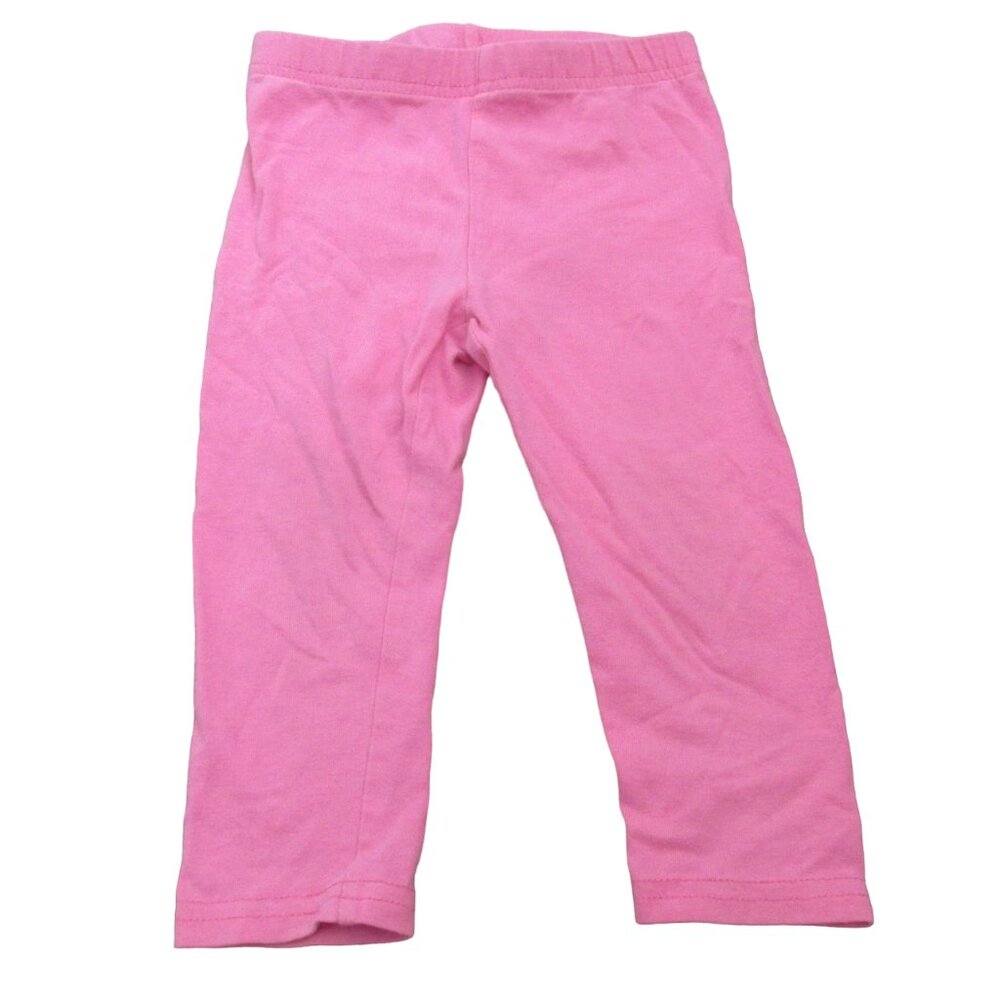 Savannah Pull On Sweatpants Toddler Infant Girls 12M Pink Elastic Jogger Bottoms